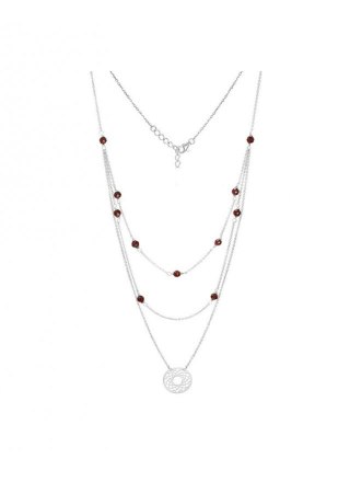 Naszyjnik Granat MELANIA 925
