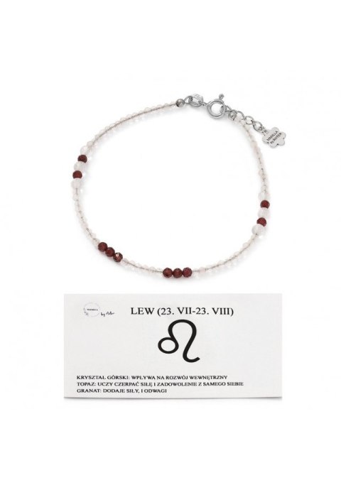 BRANSOLETKA DO ZNAKU ZODIAKU LEW