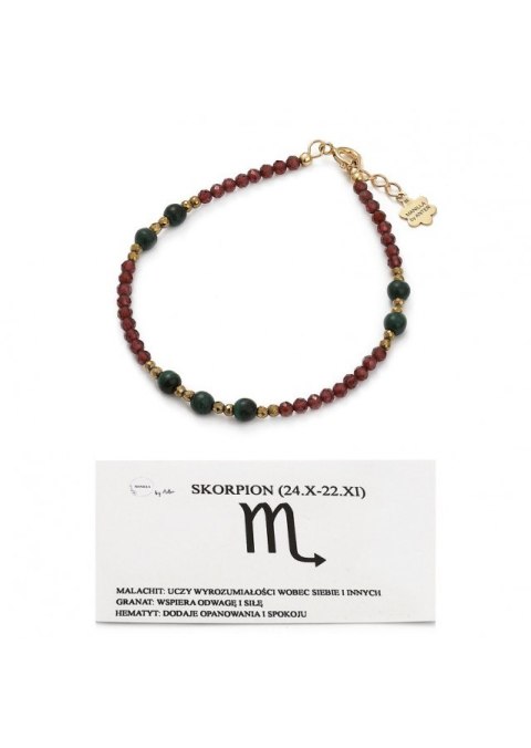 BRANSOLETKA DO ZNAKU ZODIAKU SKORPION