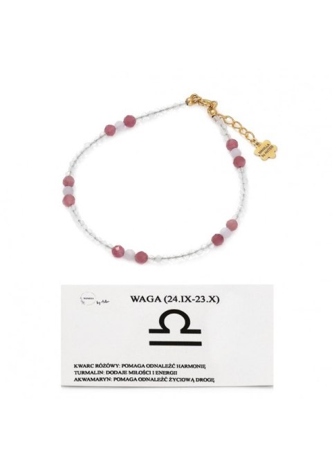 BRANSOLETKA DO ZNAKU ZODIAKU WAGA