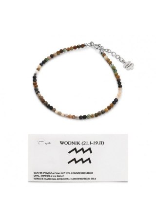 BRANSOLETKA DO ZNAKU ZODIAKU WODNIK