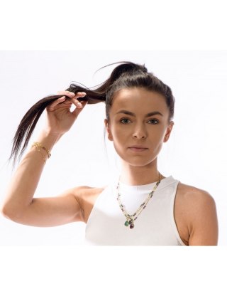 Bransoleta EMERALD Szmaragd 925