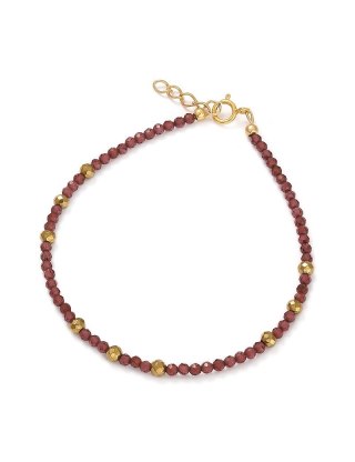 Bransoletka AUTUMN Granat 925