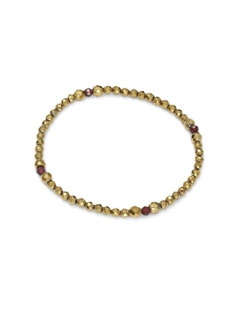 Bransoletka Hematyt Rubin LÍA