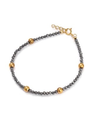 Bransoletka Hematyt SHINE 925