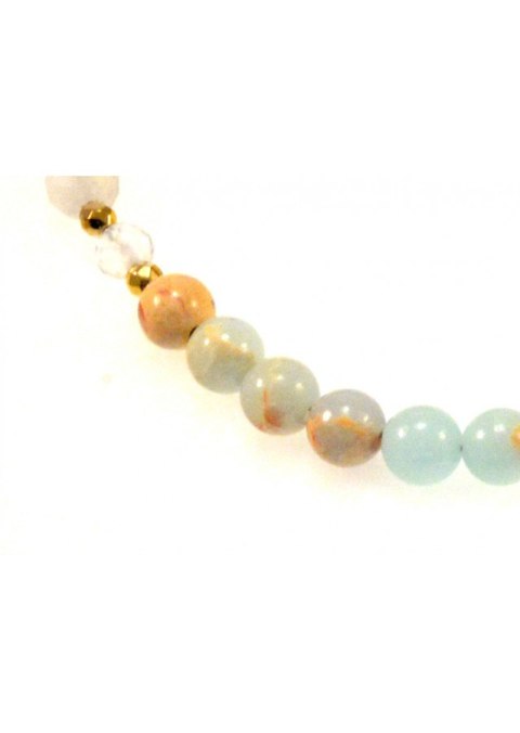 Bransoletka Kryształ Jaspis 925