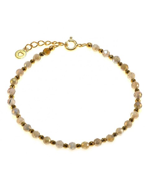 Bransoletka Labladoryt 925