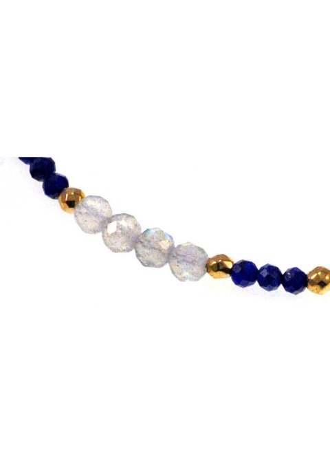 Bransoletka Labradoryt Lapis 925