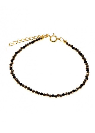 Bransoletka Piryt Spinel 925