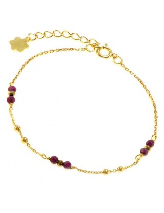 Bransoletka SUN Rubin 925