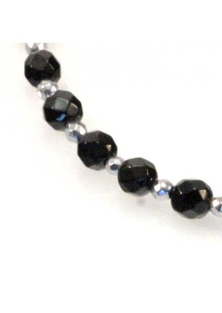 Bransoletka Spinel Hematyt 925