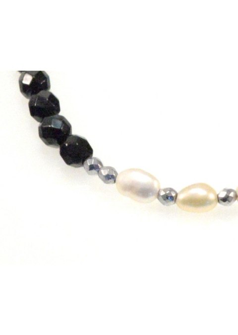 Bransoletka Spinel Perła 925