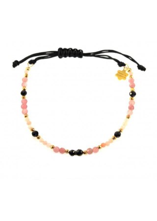 Bransoletka Turmalin NA SZNURKU 925