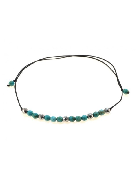 Bransoletka na sznurku Magnezyt