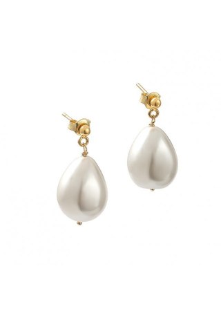Kolczyki z perłą w kształcie kropli
