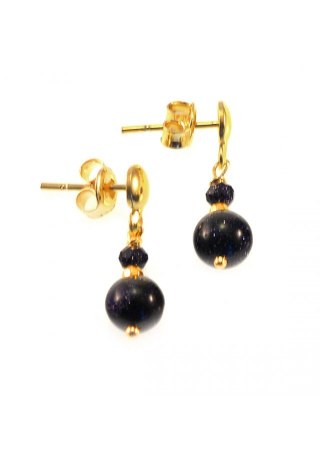 Kolczyki z kamieniem Noc Kairu