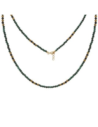 Naszyjnik GREEN Malachit 925
