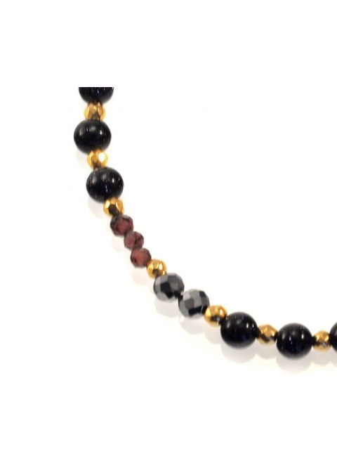 Naszyjnik Granat 925