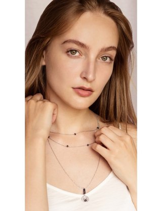 Naszyjnik Jadeit Muszla 925