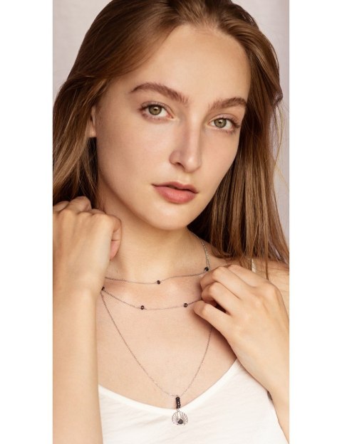 Naszyjnik Jadeit Muszla 925