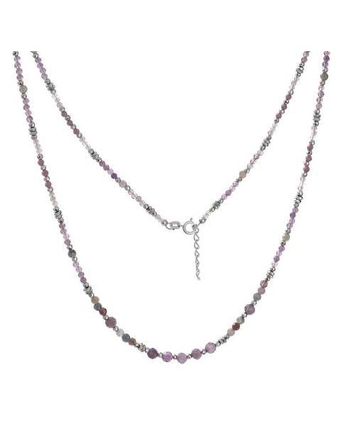 Naszyjnik LAWENDER Ametyst 925