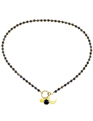 Naszyjnik NIGHT Szafir 925