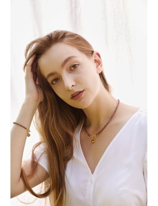 Naszyjnik RUBY Rubin 925