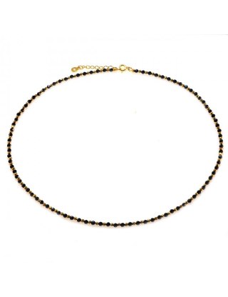 Naszyjnik Spinel Hematyt 925