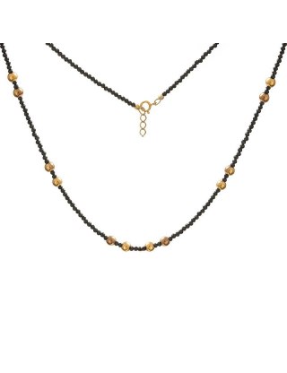 Naszyjnik Spinel Hematyt 925