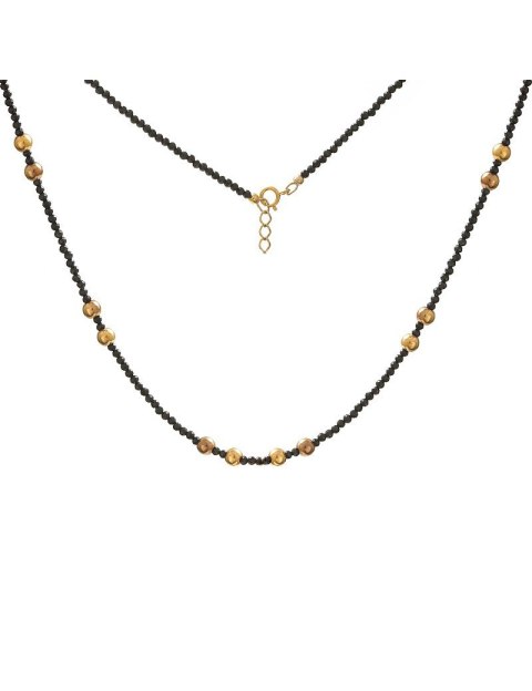 Naszyjnik Spinel Hematyt 925