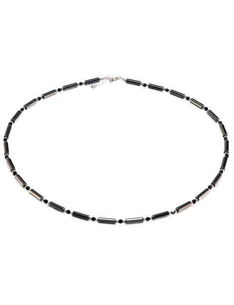 Naszyjnik Hematyt Turmalin 925