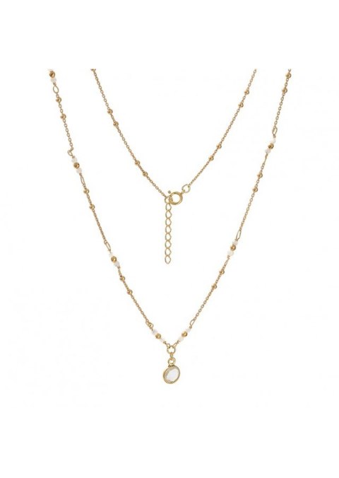 Naszyjnik ślubny Kryształ górski 925