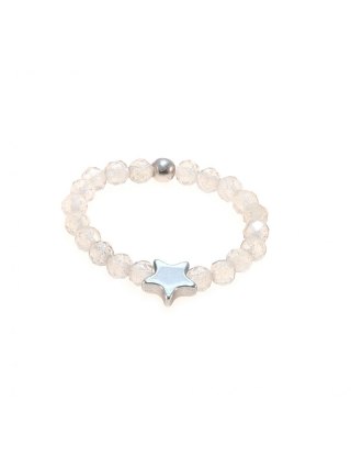 Pierścionek GWIAZDKA Labladoryt 925