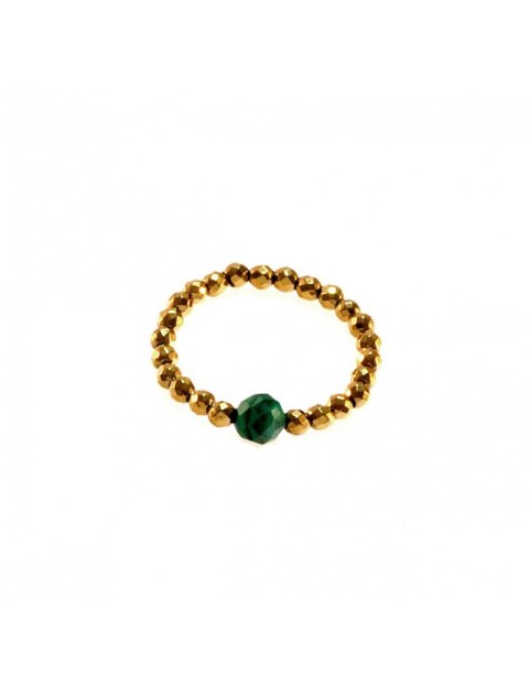 Pierścionek elastyczny Hematyt