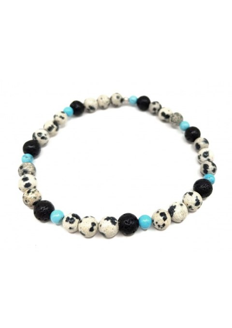 BRANSOLETKA MĘSKA JASPIS