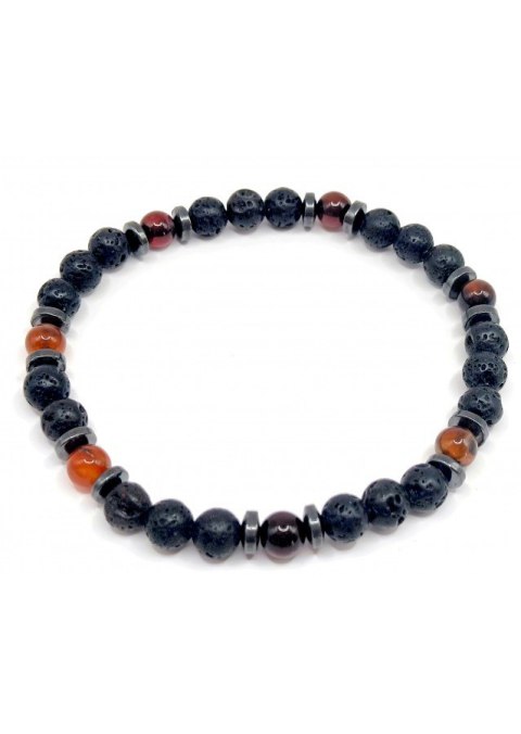 Bransoletka Agat pomarańczowy