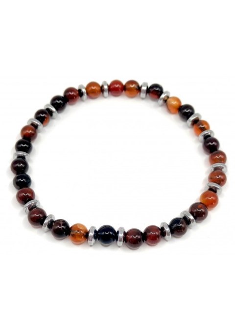 Bransoletka Agat pomarańczowy