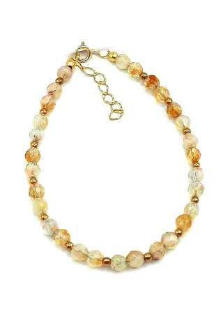 Bransoletka CYTRYN 925