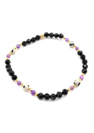 Bransoletka Fosfosyferyt Jaspis 925