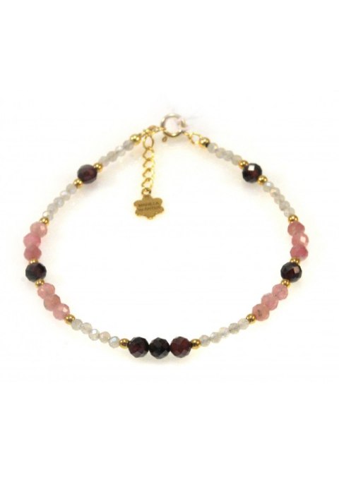 Bransoletka GRANAT 925