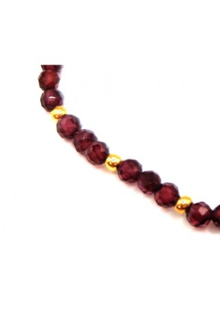 Bransoletka GRANAT ODWAGA 925