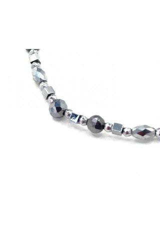 Bransoletka Hematyt 925