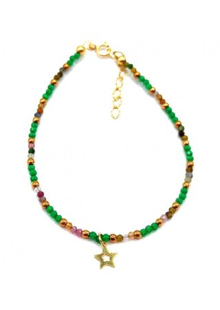 Bransoletka Kocie oko Gwiazdka 925