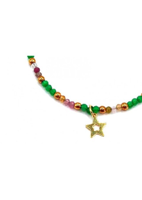 Bransoletka Kocie oko Gwiazdka 925