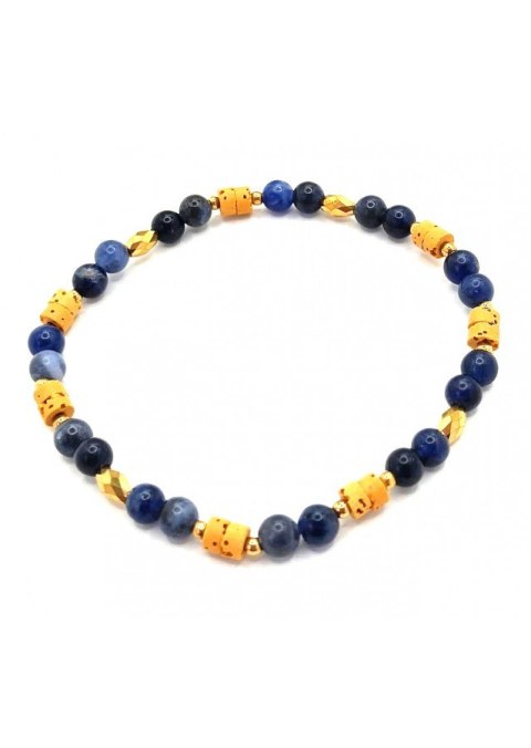 Bransoletka Lawa 925