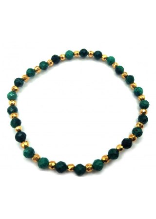 Bransoletka MALACHIT REALIZACHA CELÓW 925