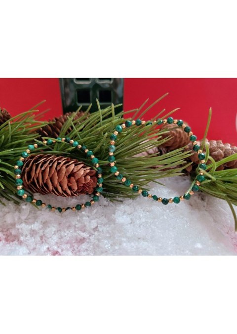 Bransoletka MALACHIT REALIZACHA CELÓW 925