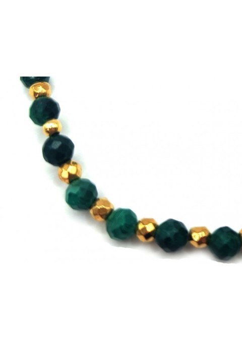 Bransoletka MALACHIT REALIZACHA CELÓW 925