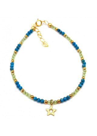 Bransoletka Magnezyt Gwiazdka 925