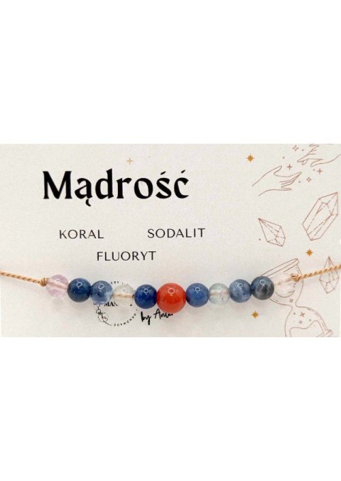 Bransoletka Na Sznurku MĄDROŚĆ